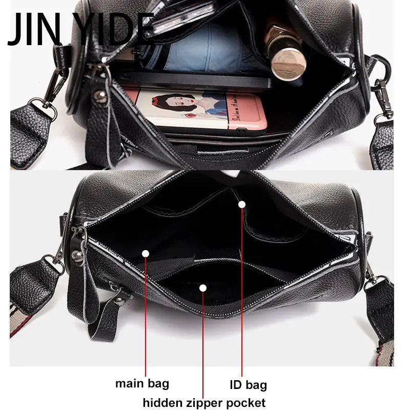 Vintage Crossbody Shoulder Bag Leather Messenger Bags Cowhide