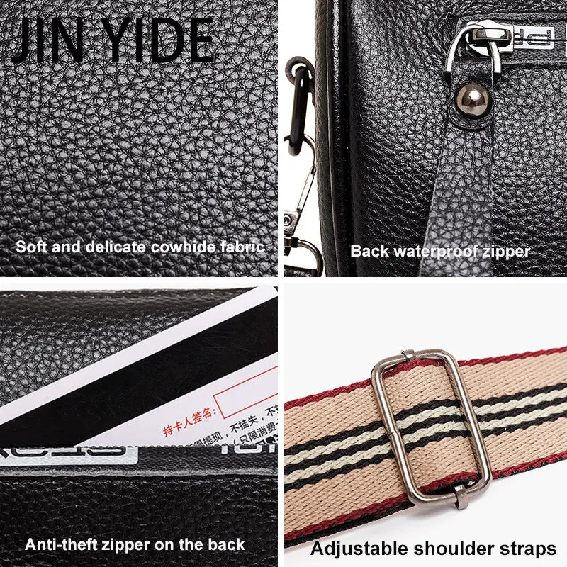 Vintage Crossbody Shoulder Bag Leather Messenger Bags Cowhide