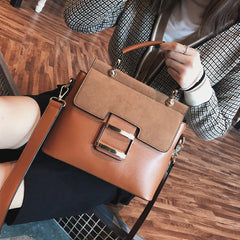 Vintage PU Leather Handbags Shoulder Bags Crossbody Bags for Women