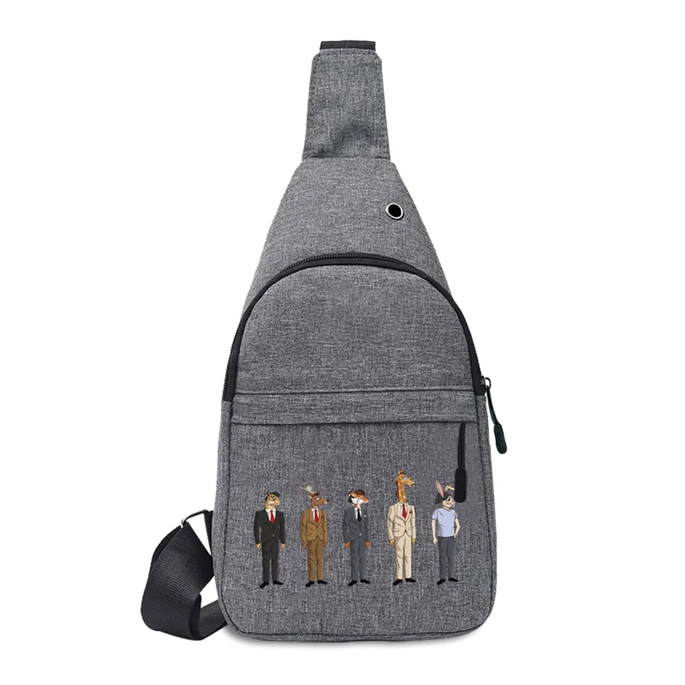 Men's Waist Chest Pack Casual Messenger Business Bag