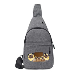 Men's Waist Chest Pack Casual Messenger Business Bag
