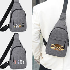 Men's Waist Chest Pack Casual Messenger Business Bag