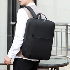 Waterproof Man Backpack USB Port Stylish Backpack Lightweight