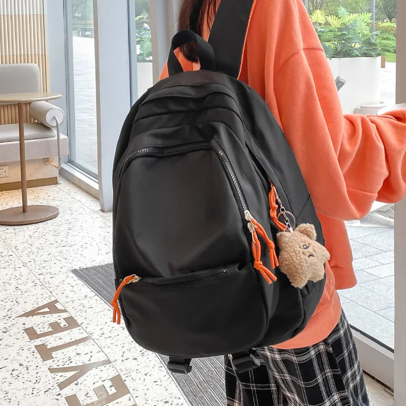 Waterproof Nylon Leisure Travel Backpack For Women