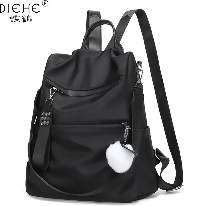 Waterproof Nylon Women Backpack Anti-theft Backpacks Shoulder Bags