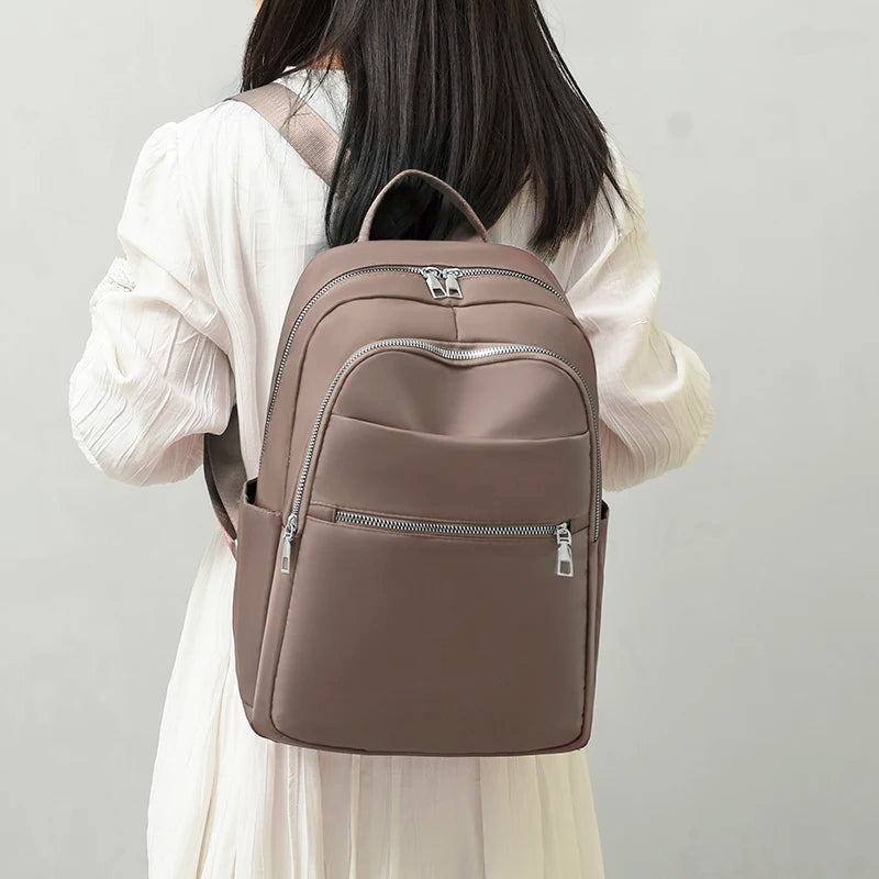Waterproof Oxford Women Backpack Anti-theft School Bag Large Capacity