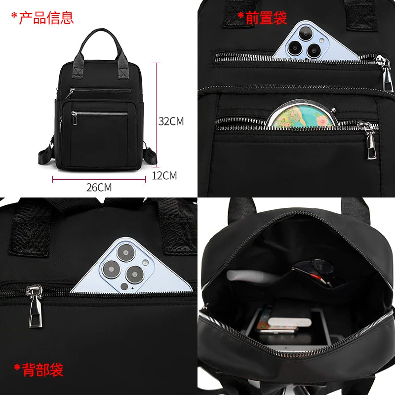 Waterproof Women Backpack School Bag