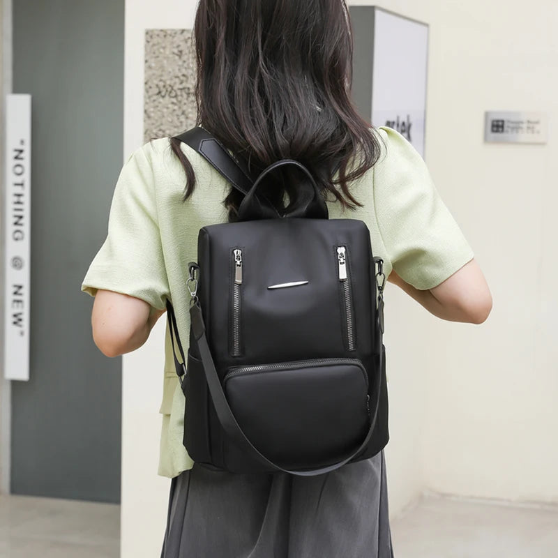 Waterproof Oxford Anti-theft Women Backpack Large Capacity School Bag