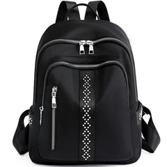 Waterproof Nylon Backpack Women's Backpack Travel Shoulder Bag Student