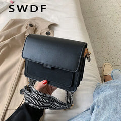 Winter Lady Messenger Bag Solid Retro Mini Mobile Phone Bag Lady Shoulder Bag