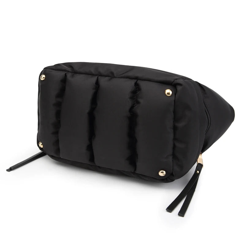 Winter Waterproof Nylon Bags Large Capacity Shoulder Bag for Women