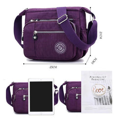 Women Waterproof Messenger Bag Diagonal Shoulder Bag