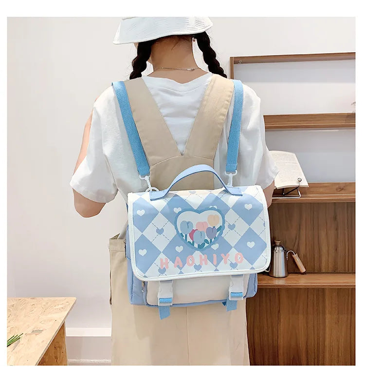Japanese Ita Bag Transparent Pocket Backpack