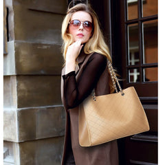 Women Leather Handbags Woman Bags Big Tote Hand Bag Set Chain Bolsa Feminina