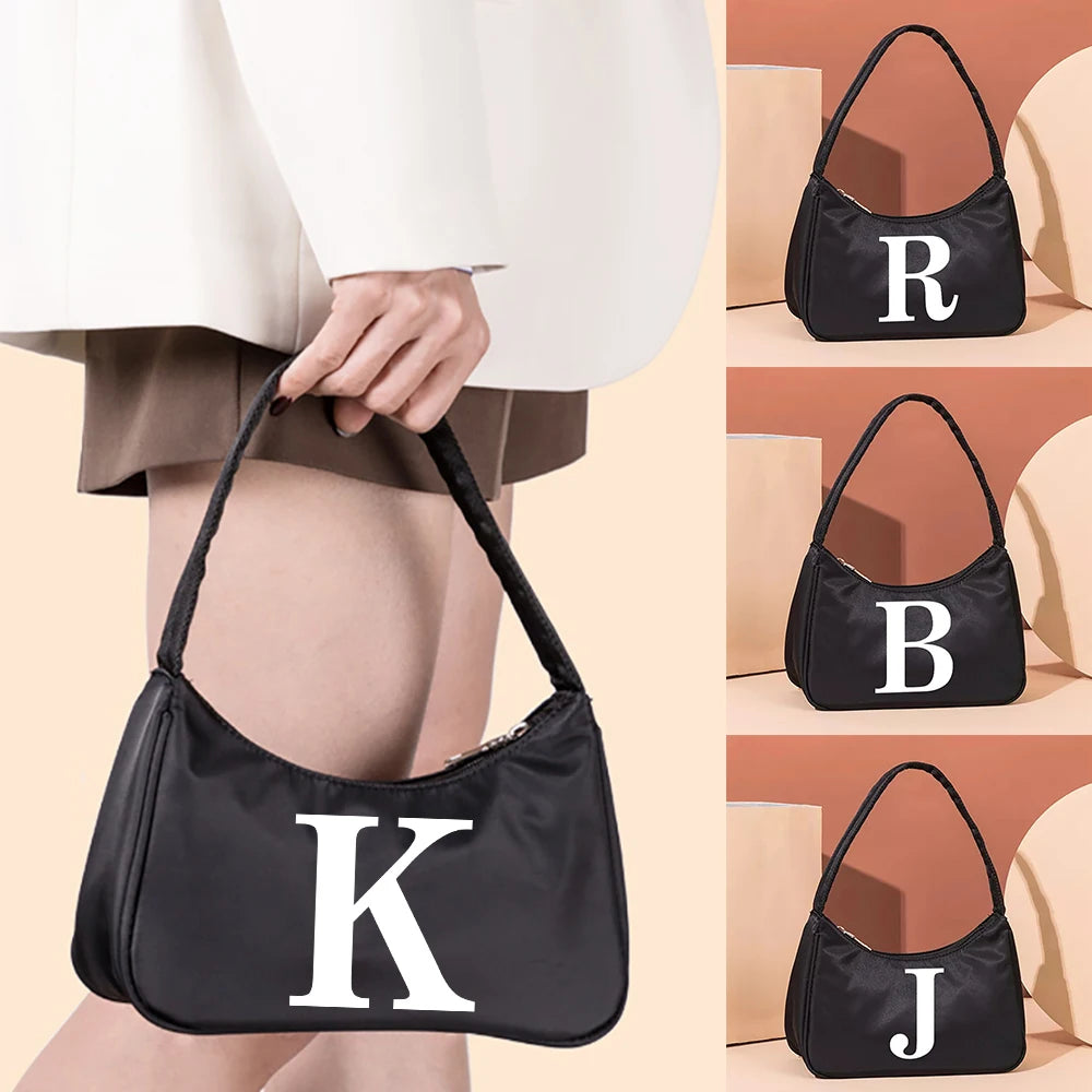 26 Letter Printing Mini Tote Shoulder Bag