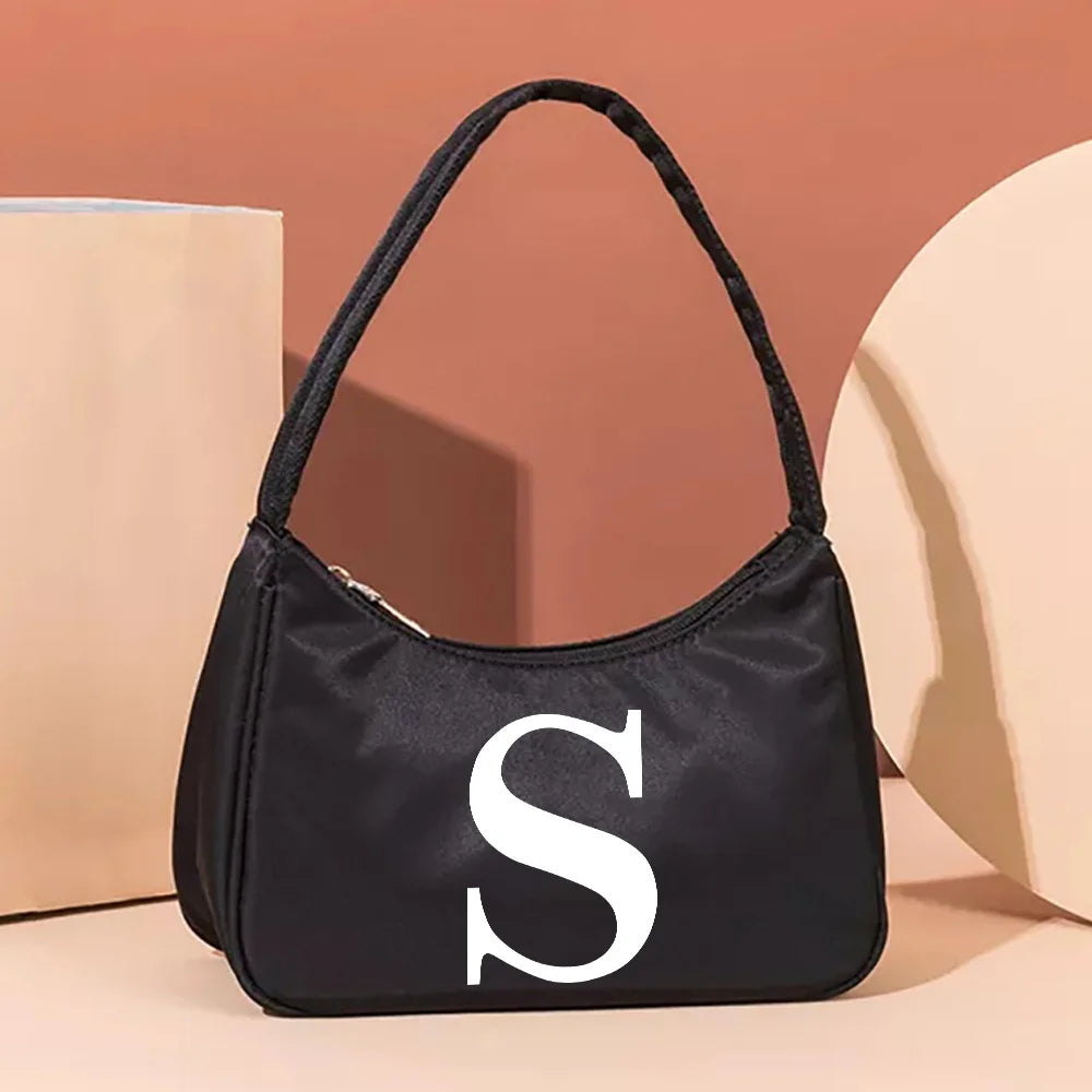 26 Letter Printing Mini Tote Shoulder Bag