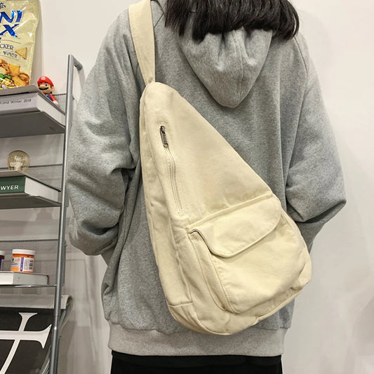 Canvas Crossbody Bag for Women and Girls