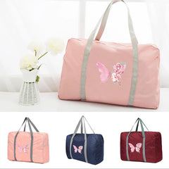Foldable Travel Bag Organizer Large Duffle Handbag for Men Women