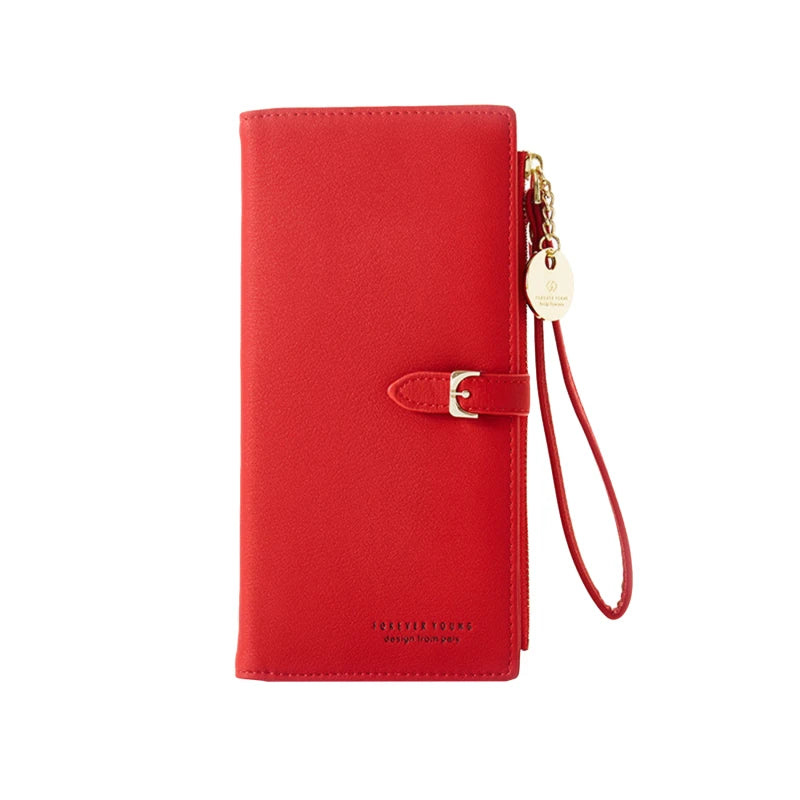 Women Long Wallet Multi-card Position Clutch Zipper Student Wallet