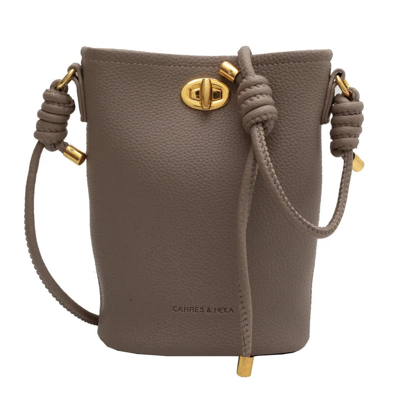 Women's Retro Bucket Shoulder Bag All-match Handbag