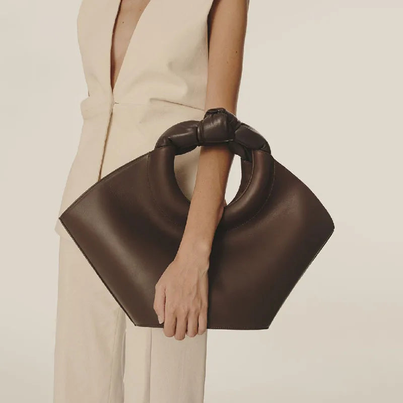 Vintage Tote Bag PU Leather Handbag