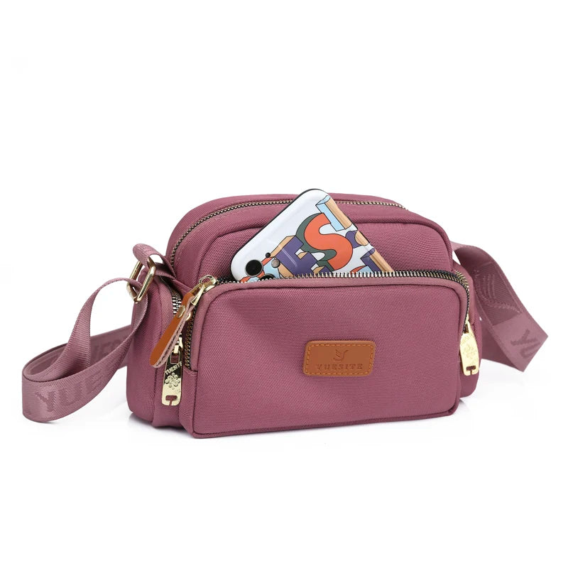 Women's Messenger Mommy Shoulder Bag Polyester Cosmetic Bag