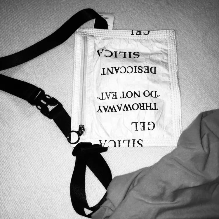 Desiccant Women Bag PU Flap Letter Shoulder Chest Bag