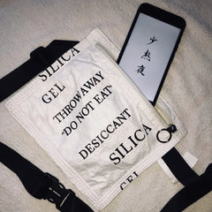 Desiccant Women Bag PU Flap Letter Shoulder Chest Bag