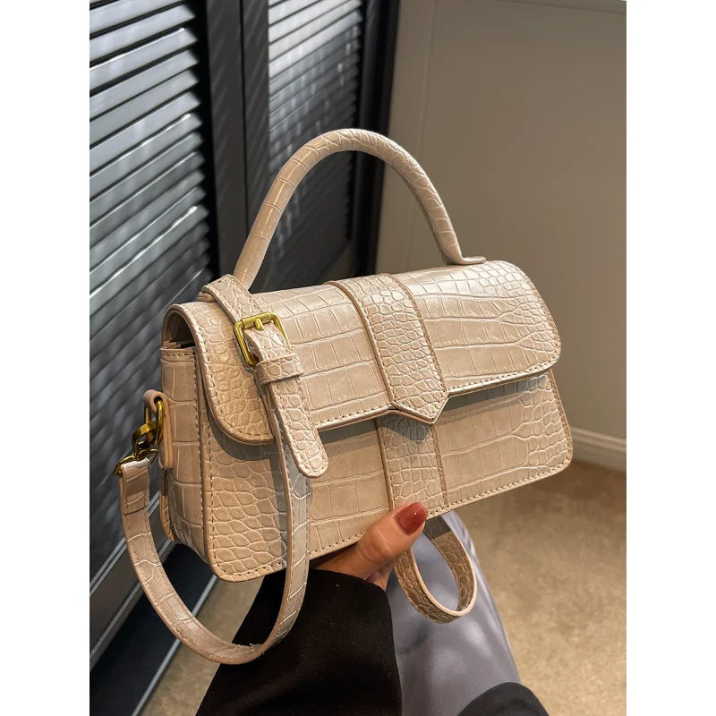 Women Handbags Vintage PU Leather Shoulder Crossbody Bags Totes Shopping Bag