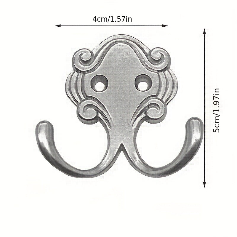 1pc Retro Double Claw Hook Strong Load-bearing Hanging Hook