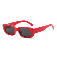 Vintage Punk Rectangular Sunglasses Women's Eyewear