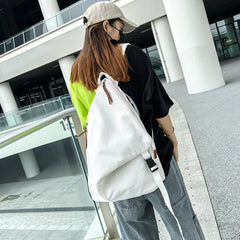 New Canvas Women Men Backpack Light Travel Backpack Students School Bags