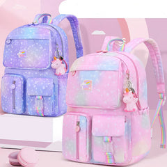 Waterproof Princess Girl Backpack School Bags for Students Big Capacity