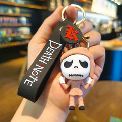 Nightmare Before Christmas Keychains Jack Sally Halloween Silicone Handbag Acces