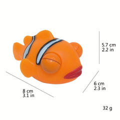 Squeeze Eyelet Clown Fish Tricky Scary Small Toy