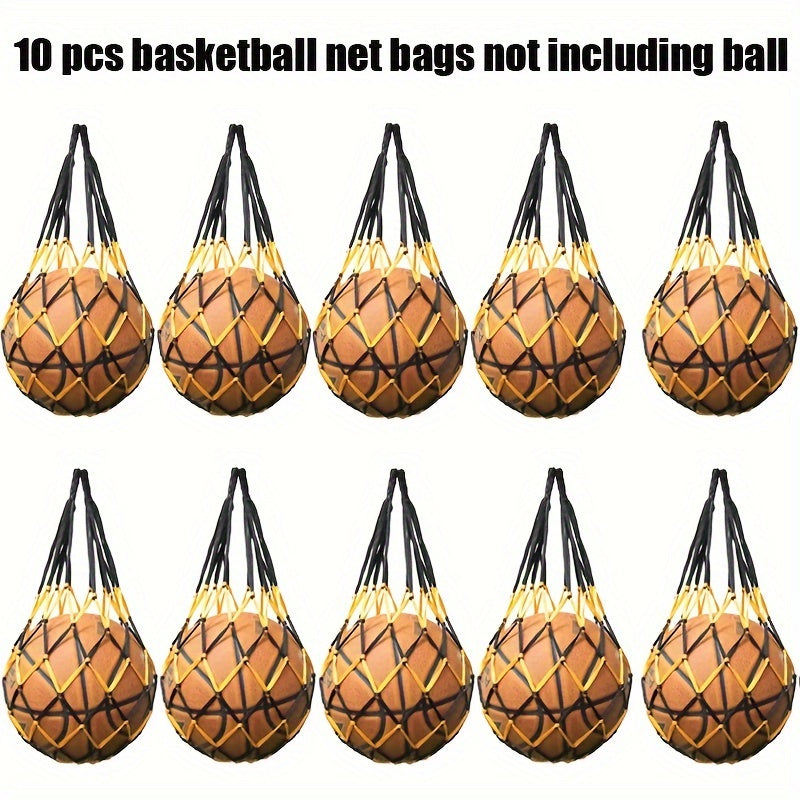 10PCS Mesh Storage Net Bag for Sports Equipment
