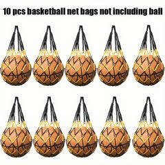 10PCS Mesh Storage Net Bag for Sports Equipment