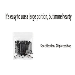 20pcs Double Head Eye Shadow Sticks Double Sided Sponge Eyeshadow Brush