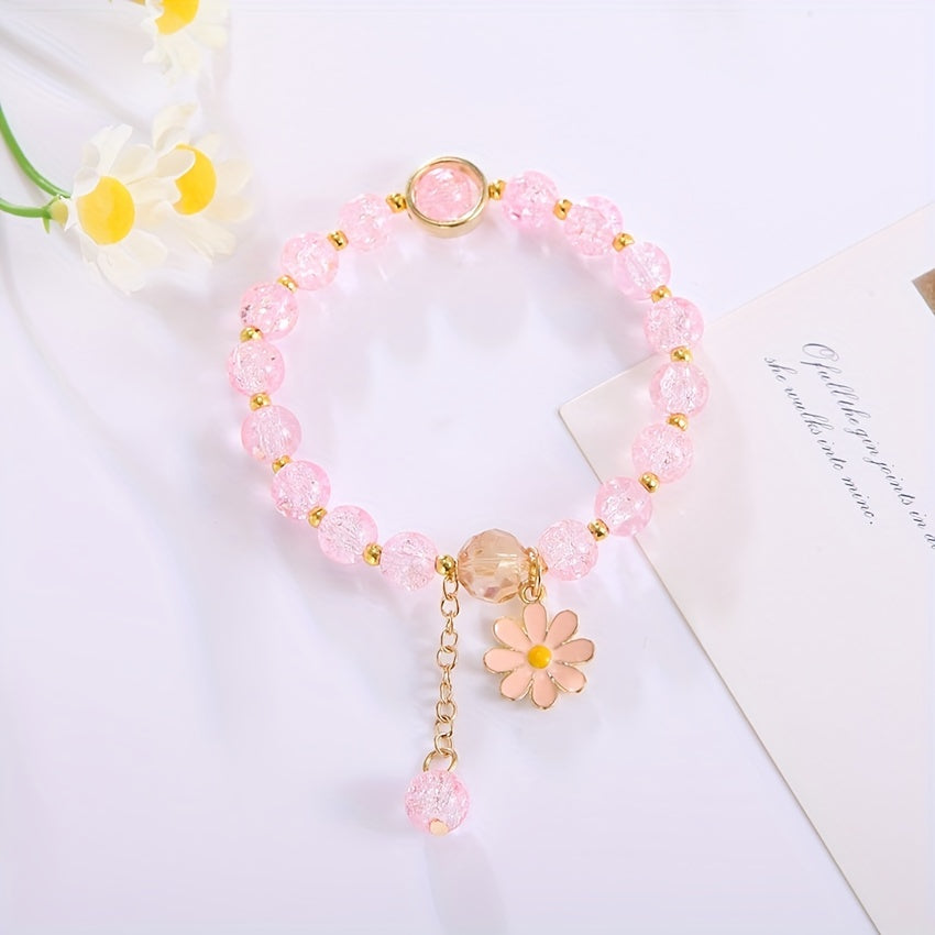 Colorful Crystal Beaded Bracelet Bohemian Women Jewelry