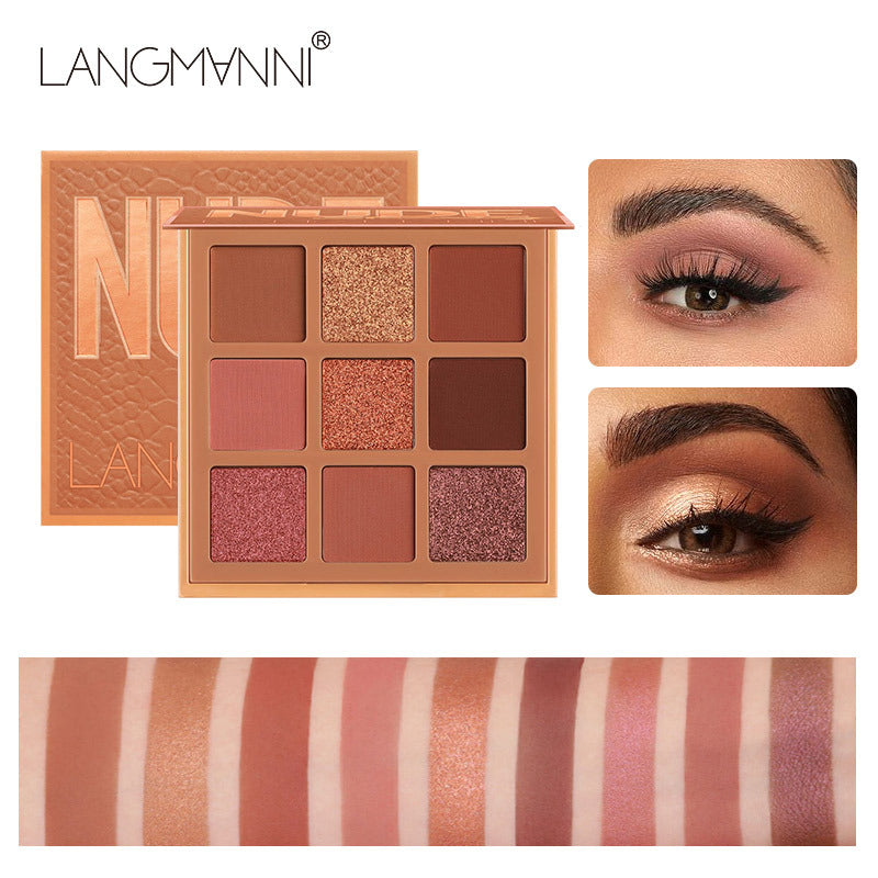 High Pigmented Eyeshadow Palette Matte Shimmer Glitter Waterproof Long Lasting