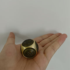 Brass Finger Spinner Toy Puzzle Ball for Relaxation