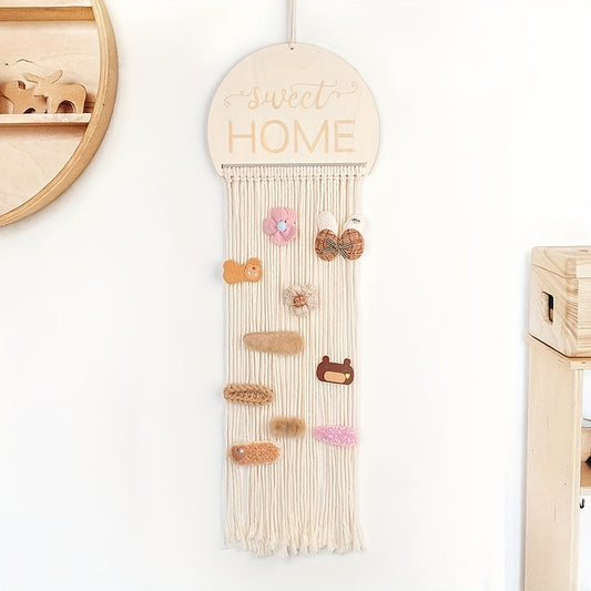 Macrame Hair Bows Holder: Stylish Way to Organize Accessories