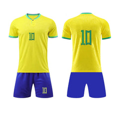 Boy's Bright Yellow Football Suit Size 10