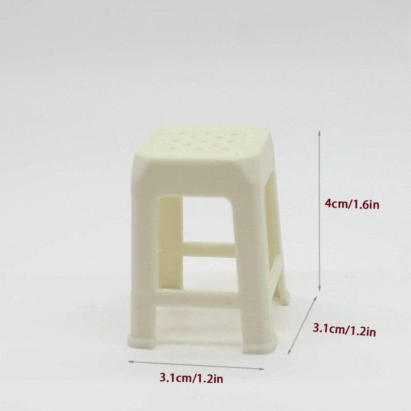 Assorted Color Plastic Chair Models Educational Toy