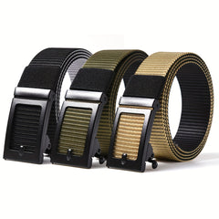 Men's Tactical Military Belt with Automatic Buckle