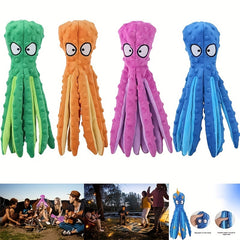 Octopus Plush Dog Toy Durable Chew Toy For Small Dogs