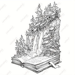 Magic Book Painting Coloring Book Deluxe Edition - Adult Cover