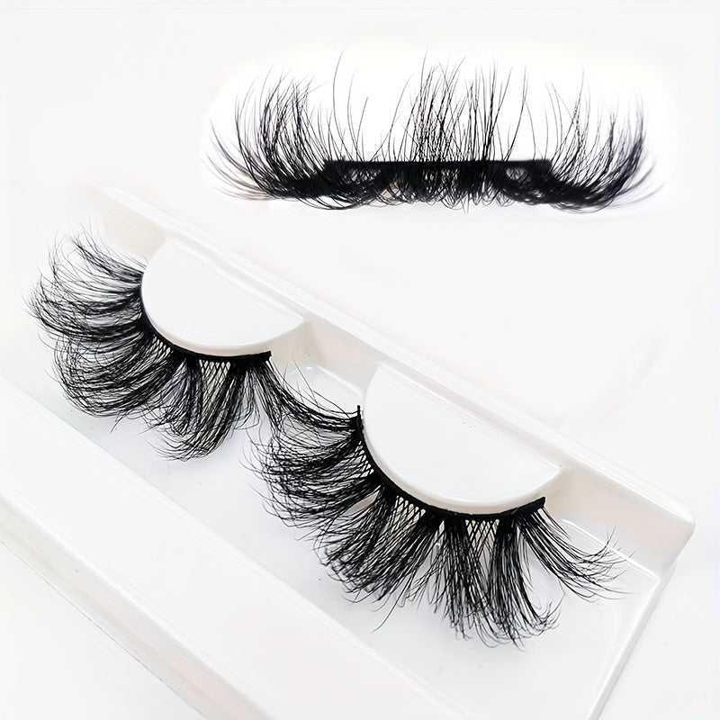 25MM Fluffy Faux Mink Lashes Bulk Pack of Daily False Eyelashes FN0047