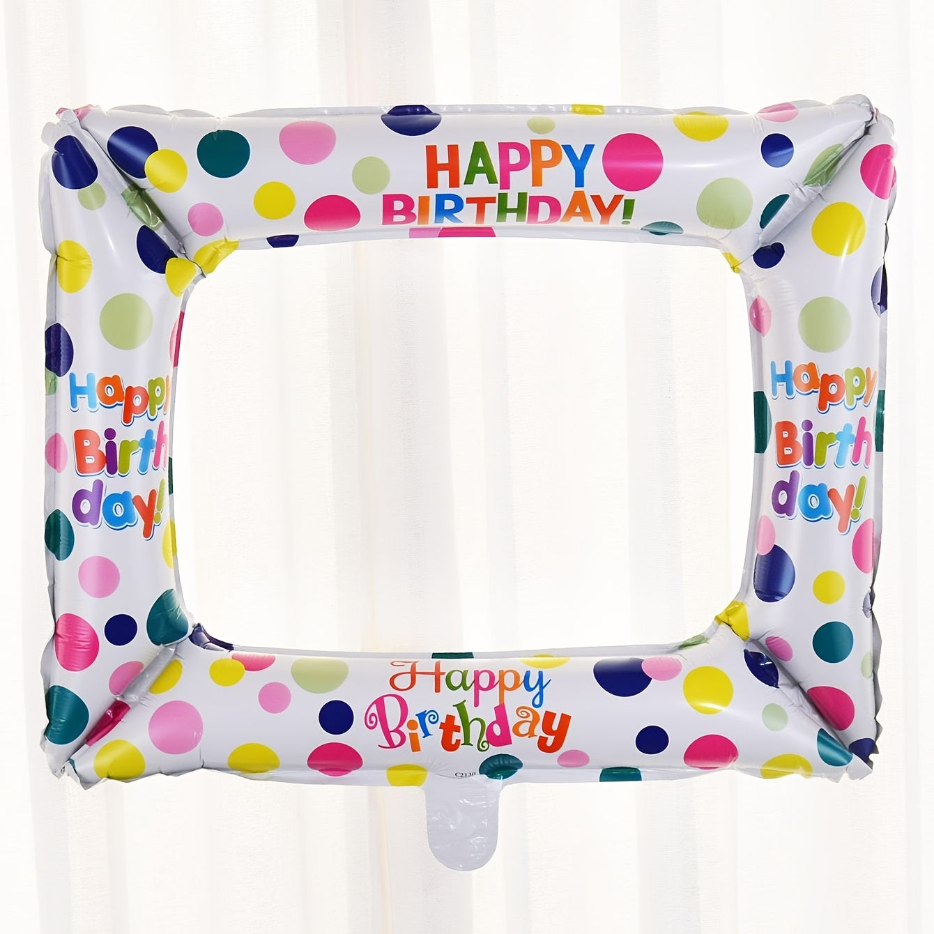 Happy Birthday Balloon Photo Frame - Party Decor Supplies