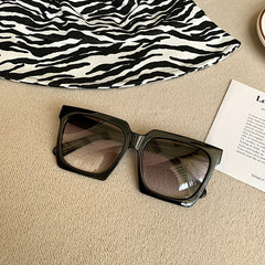 Large Square Sunglasses for Men and Women Non-prescription Glasses